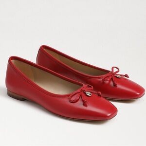 Sam Edelman Meadow Ballet Flat – Red | Size 8 | Excellent Condition